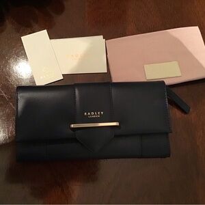 Radley London Navy Leather Wallet